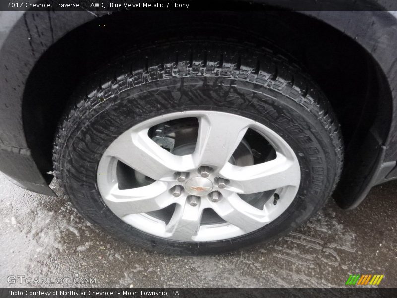 Blue Velvet Metallic / Ebony 2017 Chevrolet Traverse LT AWD