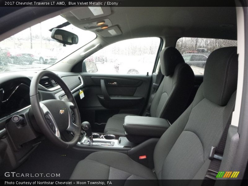 Blue Velvet Metallic / Ebony 2017 Chevrolet Traverse LT AWD