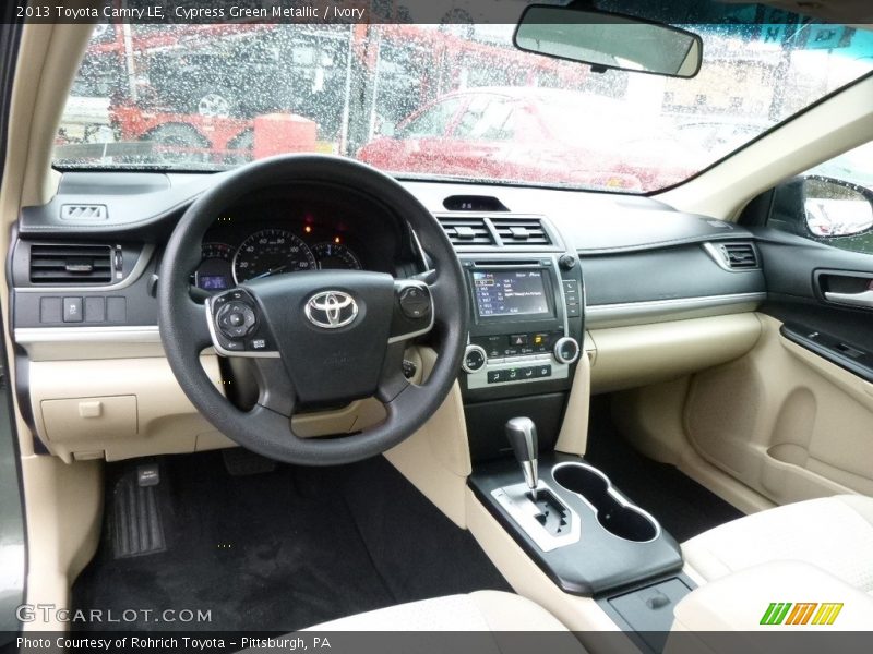 Cypress Green Metallic / Ivory 2013 Toyota Camry LE