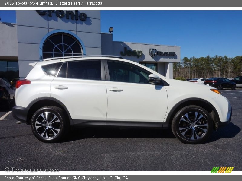 Blizzard Pearl / Terracotta 2015 Toyota RAV4 Limited