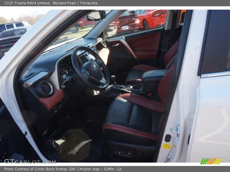 Blizzard Pearl / Terracotta 2015 Toyota RAV4 Limited
