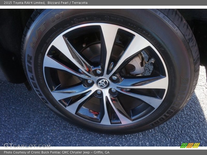 Blizzard Pearl / Terracotta 2015 Toyota RAV4 Limited