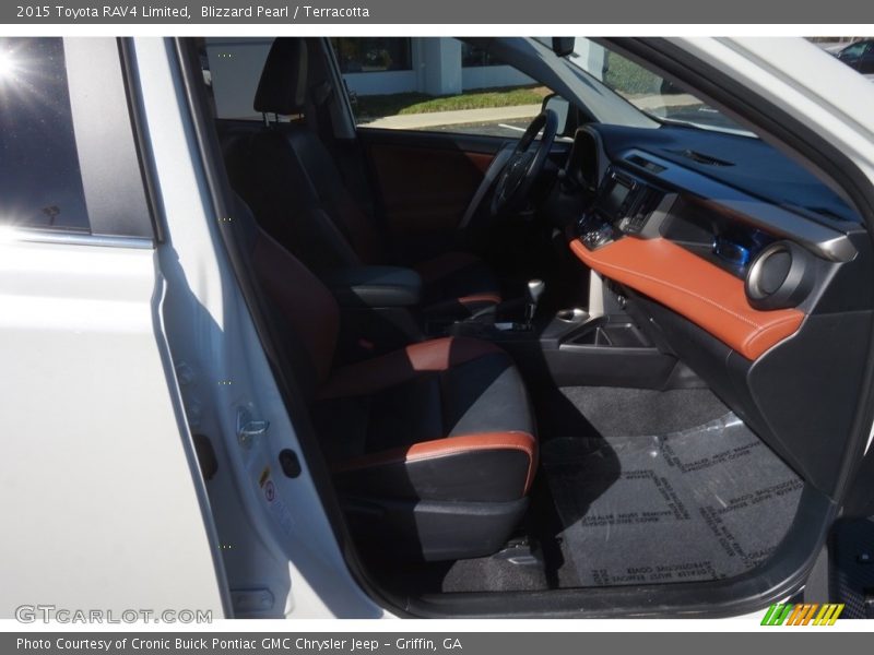 Blizzard Pearl / Terracotta 2015 Toyota RAV4 Limited
