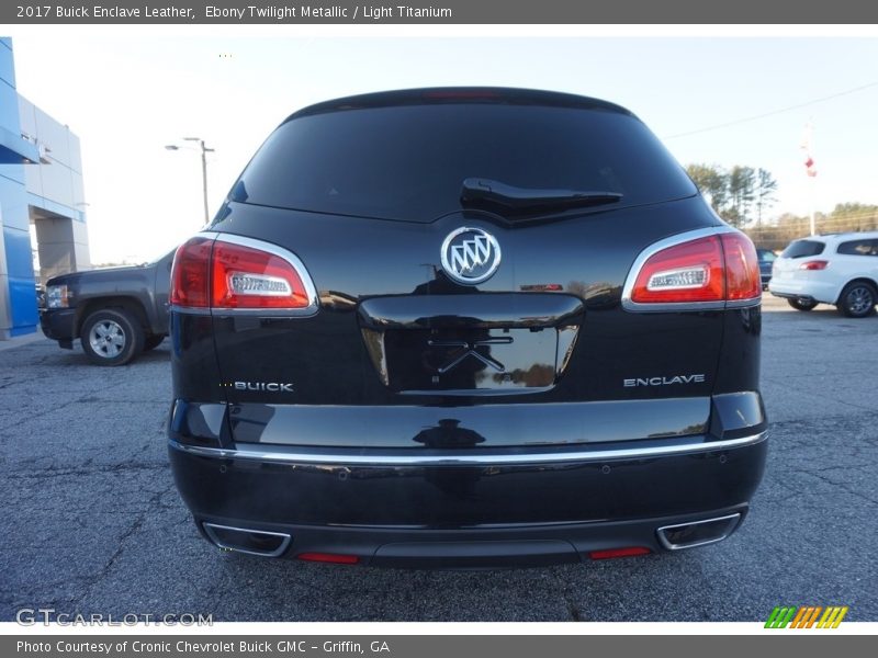 Ebony Twilight Metallic / Light Titanium 2017 Buick Enclave Leather