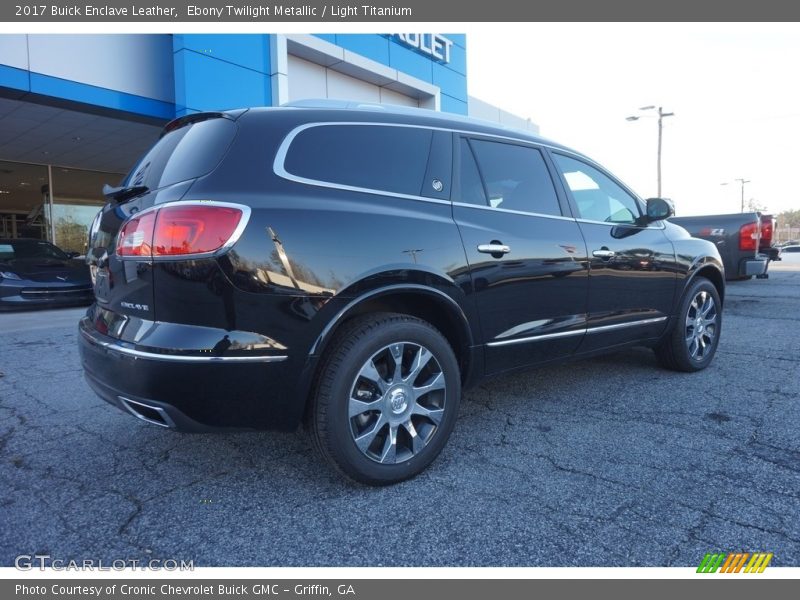 Ebony Twilight Metallic / Light Titanium 2017 Buick Enclave Leather
