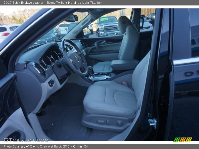 Ebony Twilight Metallic / Light Titanium 2017 Buick Enclave Leather