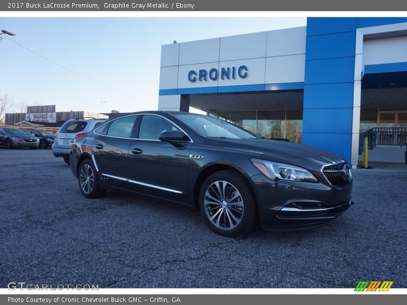 Graphite Gray Metallic / Ebony 2017 Buick LaCrosse Premium