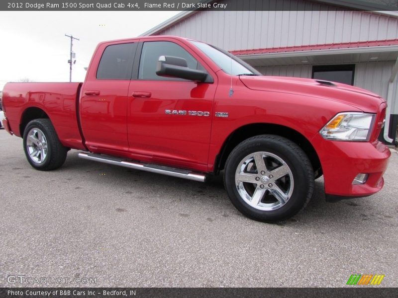 Front 3/4 View of 2012 Ram 1500 Sport Quad Cab 4x4