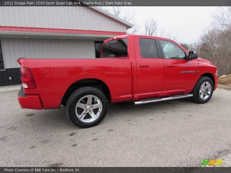 Flame Red / Dark Slate Gray 2012 Dodge Ram 1500 Sport Quad Cab 4x4
