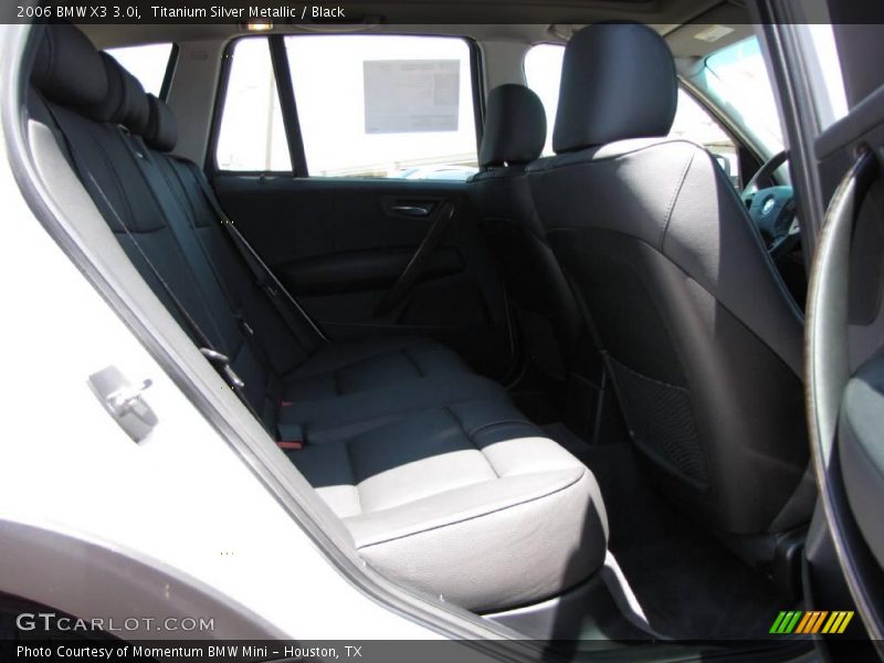 Titanium Silver Metallic / Black 2006 BMW X3 3.0i