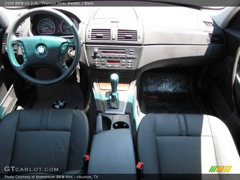 Titanium Silver Metallic / Black 2006 BMW X3 3.0i