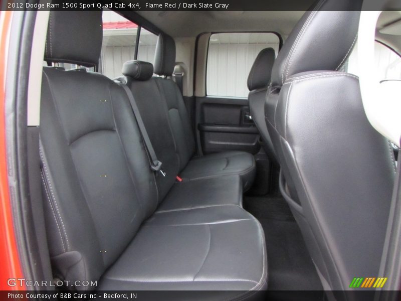 Flame Red / Dark Slate Gray 2012 Dodge Ram 1500 Sport Quad Cab 4x4