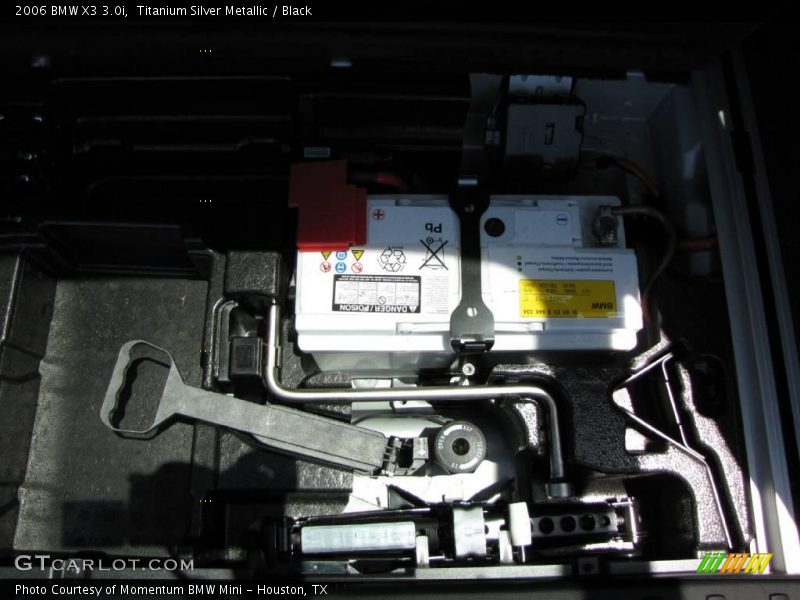 Titanium Silver Metallic / Black 2006 BMW X3 3.0i