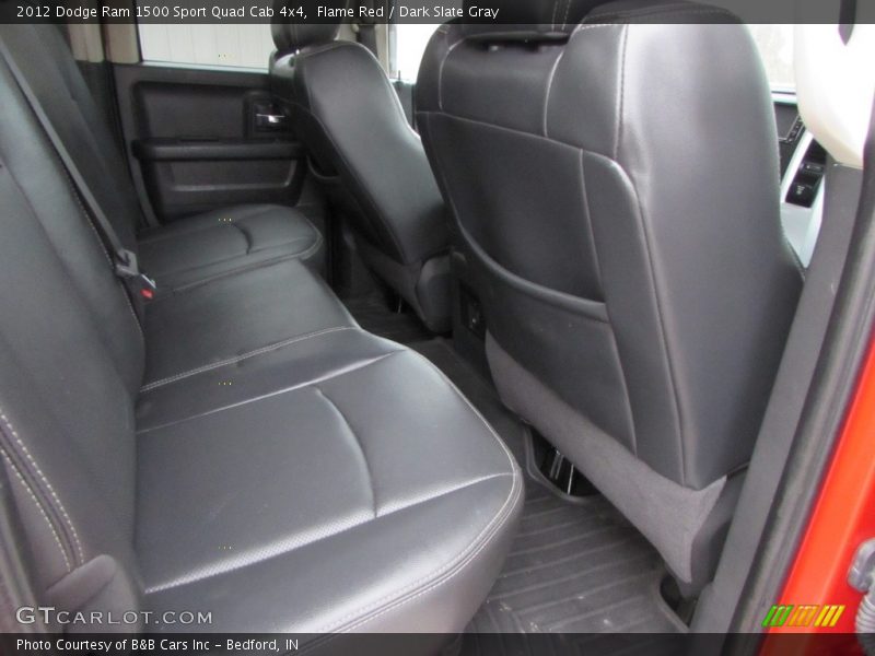 Flame Red / Dark Slate Gray 2012 Dodge Ram 1500 Sport Quad Cab 4x4