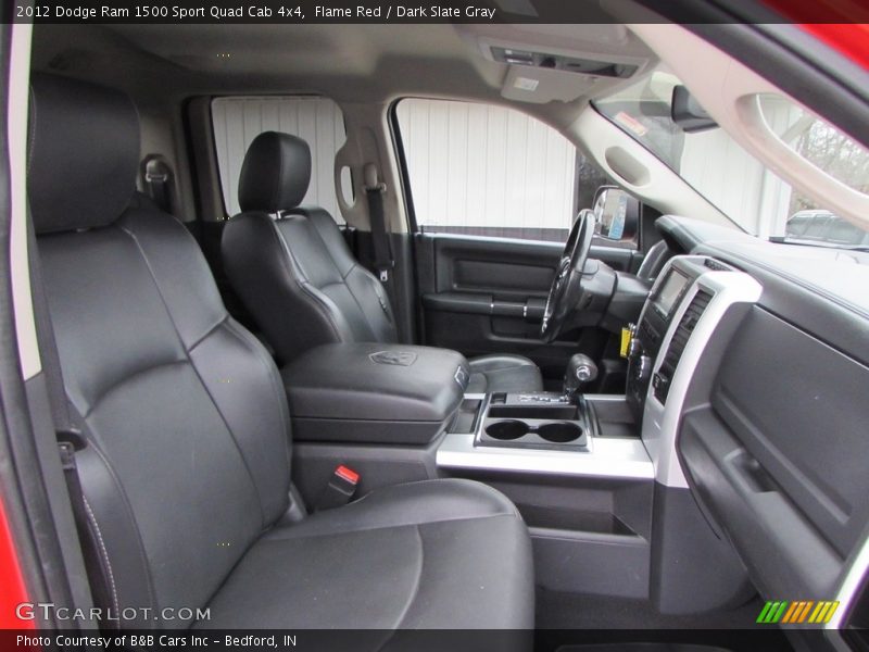 Flame Red / Dark Slate Gray 2012 Dodge Ram 1500 Sport Quad Cab 4x4