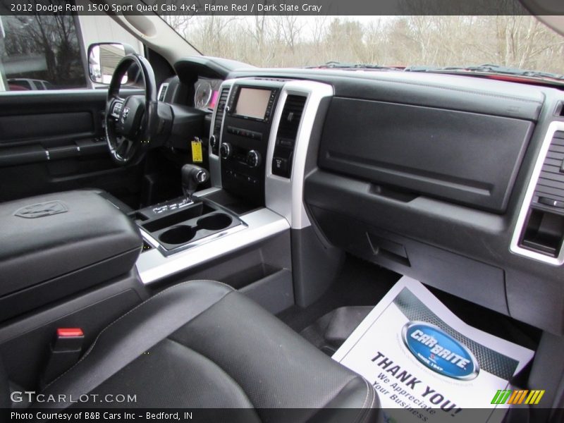 Flame Red / Dark Slate Gray 2012 Dodge Ram 1500 Sport Quad Cab 4x4