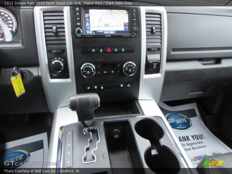 Flame Red / Dark Slate Gray 2012 Dodge Ram 1500 Sport Quad Cab 4x4