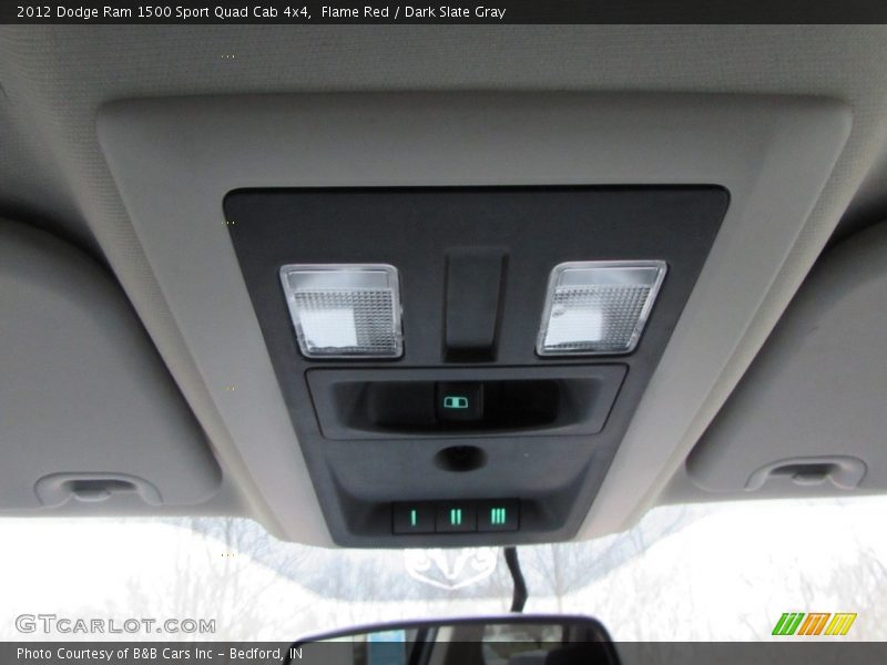 Flame Red / Dark Slate Gray 2012 Dodge Ram 1500 Sport Quad Cab 4x4