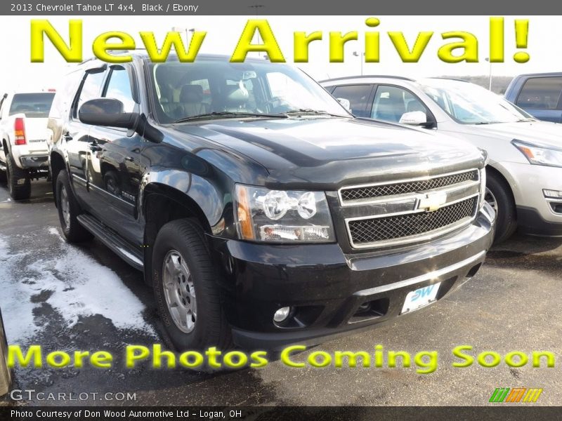 Black / Ebony 2013 Chevrolet Tahoe LT 4x4