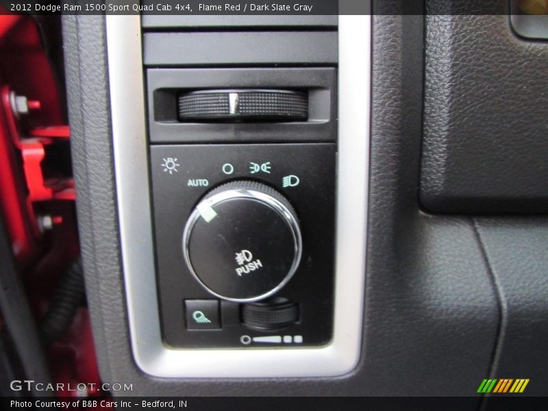 Flame Red / Dark Slate Gray 2012 Dodge Ram 1500 Sport Quad Cab 4x4