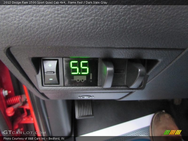Flame Red / Dark Slate Gray 2012 Dodge Ram 1500 Sport Quad Cab 4x4