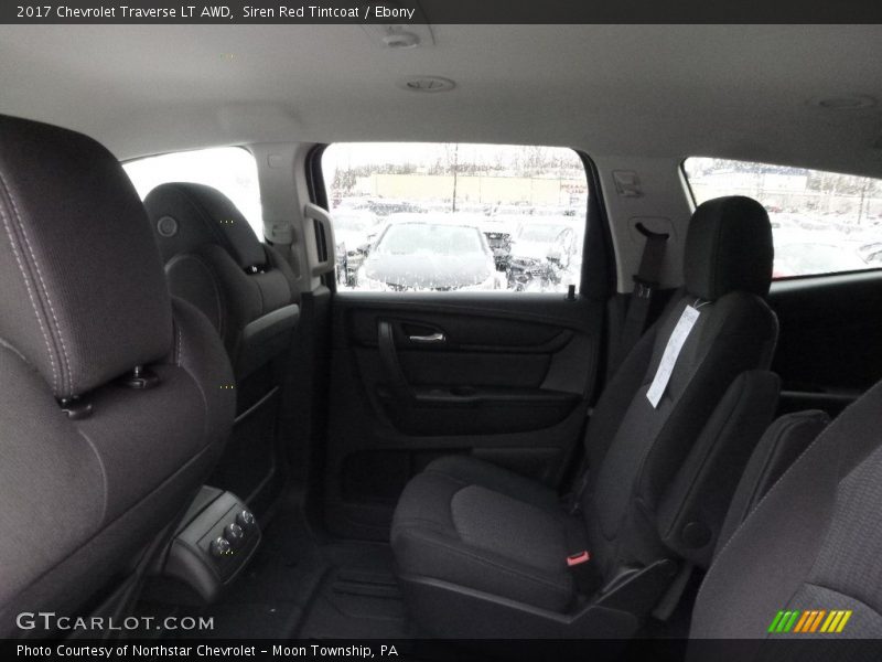 Siren Red Tintcoat / Ebony 2017 Chevrolet Traverse LT AWD