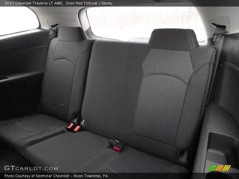 Siren Red Tintcoat / Ebony 2017 Chevrolet Traverse LT AWD