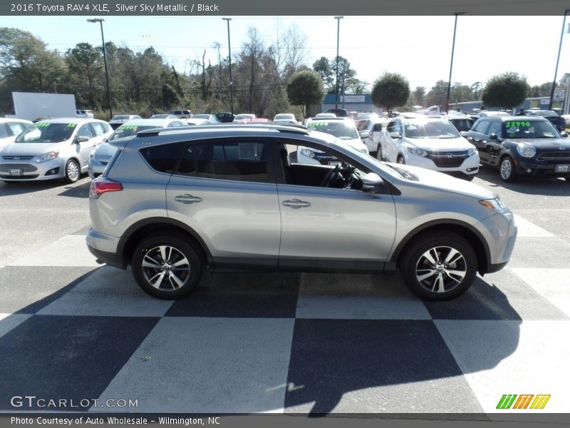 Silver Sky Metallic / Black 2016 Toyota RAV4 XLE