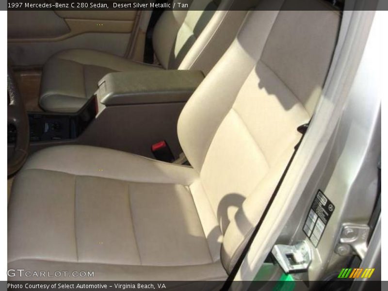 Desert Silver Metallic / Tan 1997 Mercedes-Benz C 280 Sedan