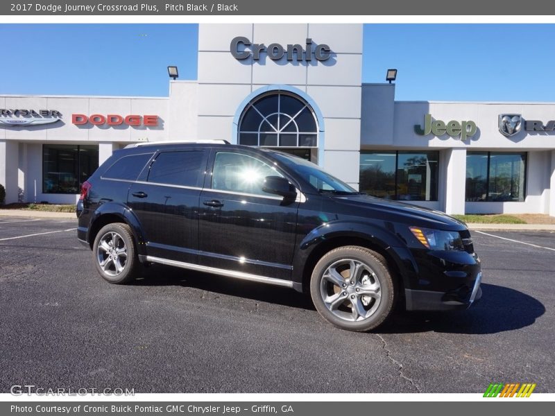 Pitch Black / Black 2017 Dodge Journey Crossroad Plus