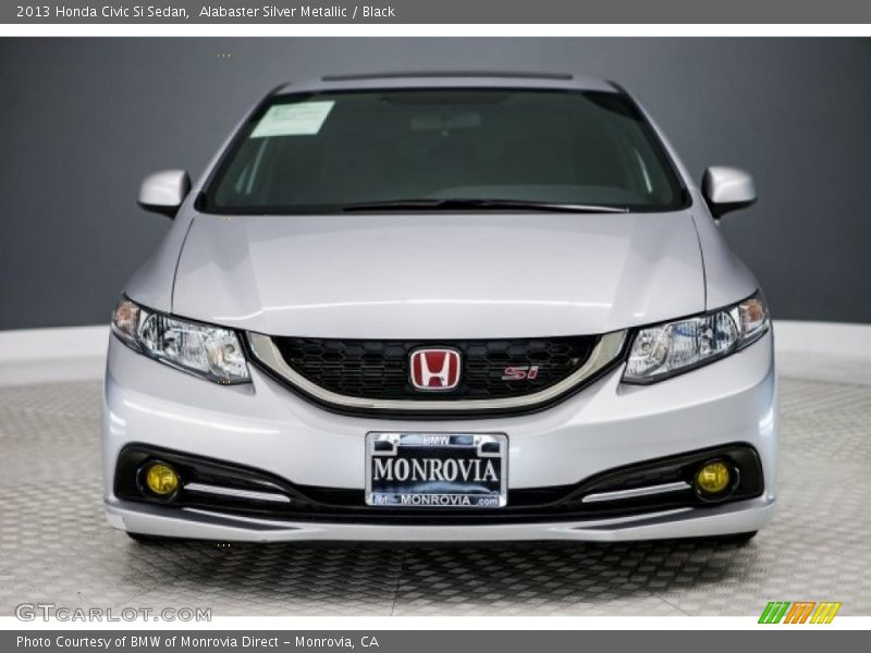 Alabaster Silver Metallic / Black 2013 Honda Civic Si Sedan