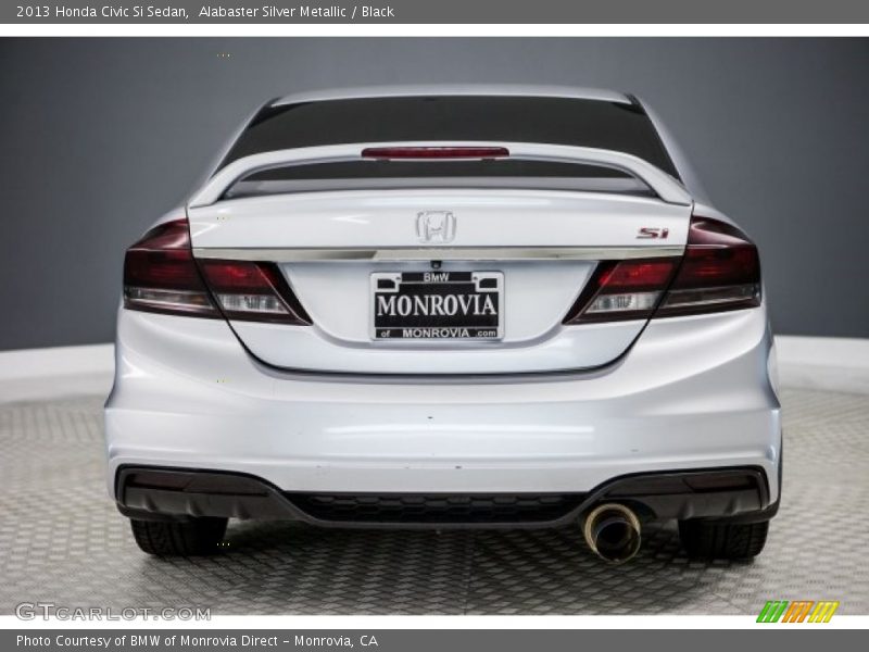 Alabaster Silver Metallic / Black 2013 Honda Civic Si Sedan