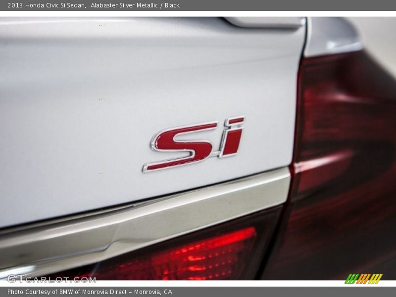 Alabaster Silver Metallic / Black 2013 Honda Civic Si Sedan