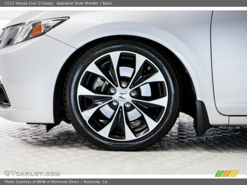 Alabaster Silver Metallic / Black 2013 Honda Civic Si Sedan