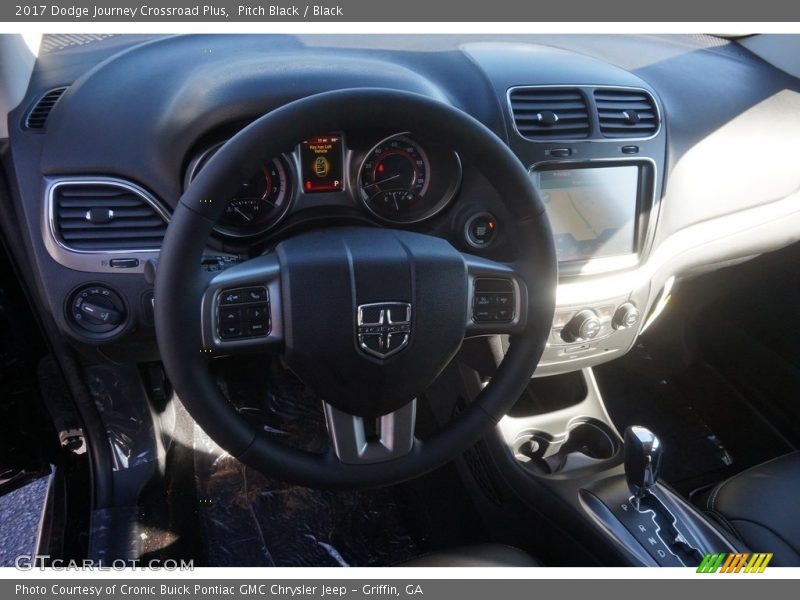 Pitch Black / Black 2017 Dodge Journey Crossroad Plus