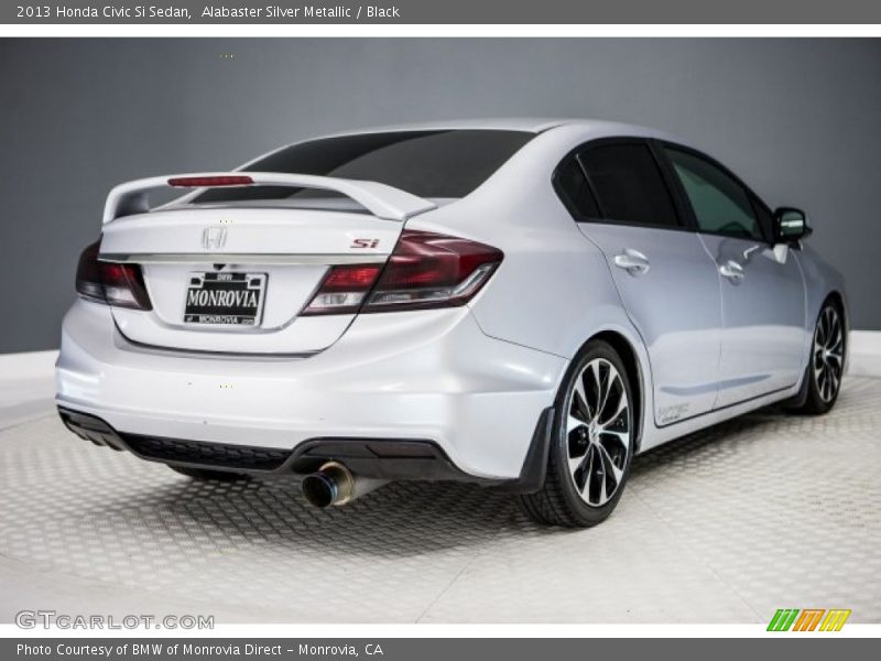Alabaster Silver Metallic / Black 2013 Honda Civic Si Sedan