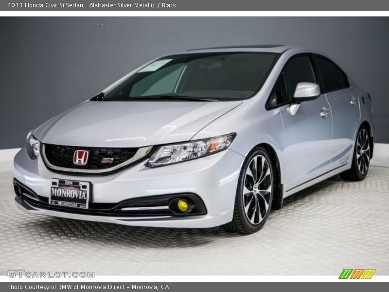 Alabaster Silver Metallic / Black 2013 Honda Civic Si Sedan