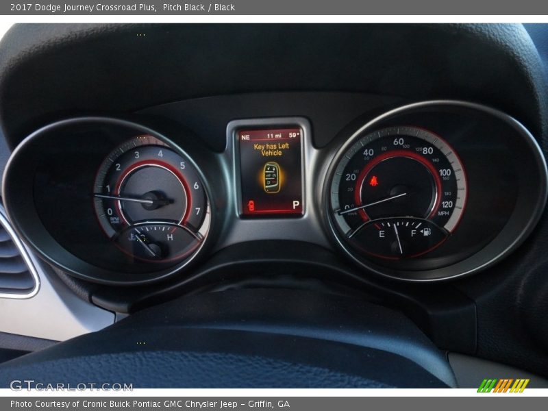 Pitch Black / Black 2017 Dodge Journey Crossroad Plus