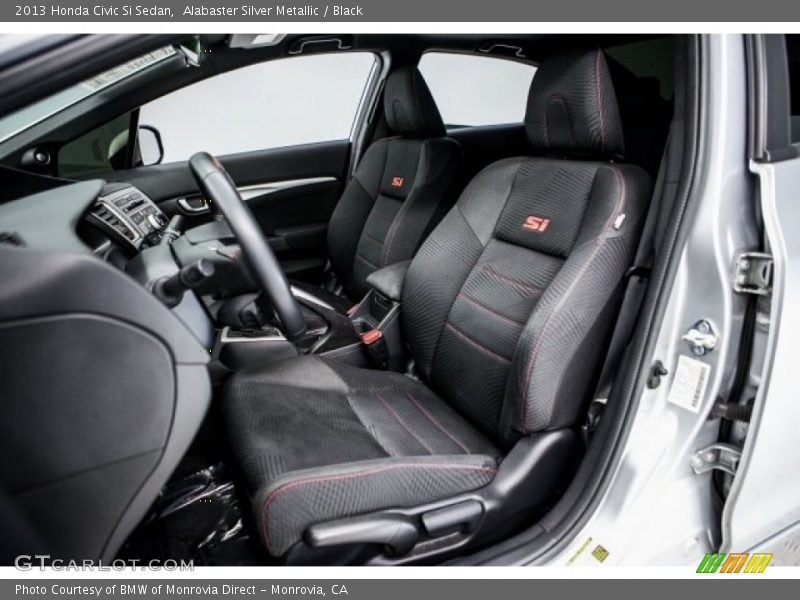 Alabaster Silver Metallic / Black 2013 Honda Civic Si Sedan