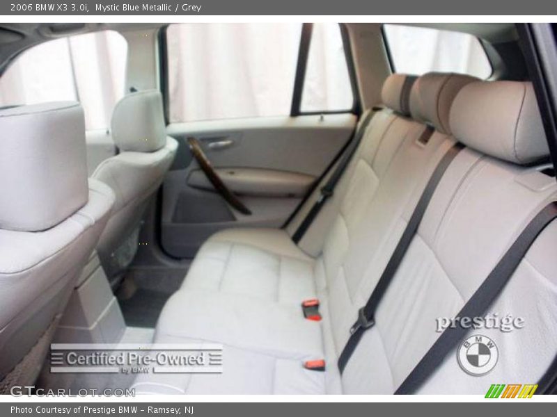 Mystic Blue Metallic / Grey 2006 BMW X3 3.0i