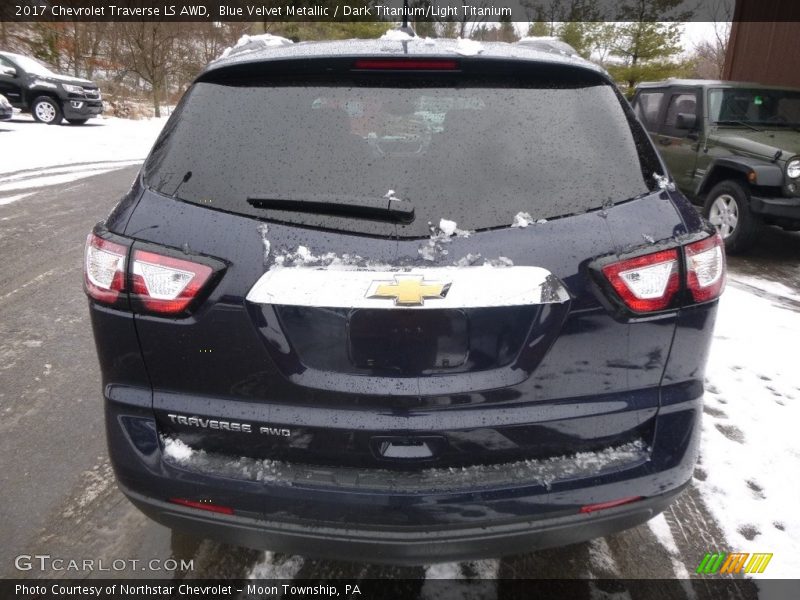 Blue Velvet Metallic / Dark Titanium/Light Titanium 2017 Chevrolet Traverse LS AWD