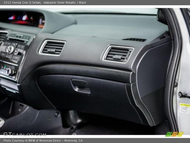Alabaster Silver Metallic / Black 2013 Honda Civic Si Sedan