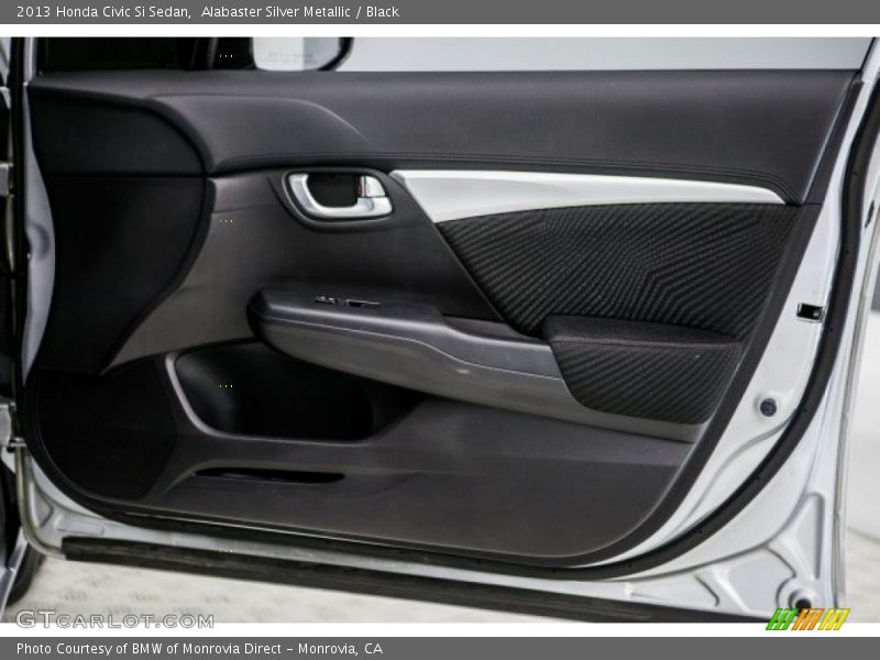 Alabaster Silver Metallic / Black 2013 Honda Civic Si Sedan