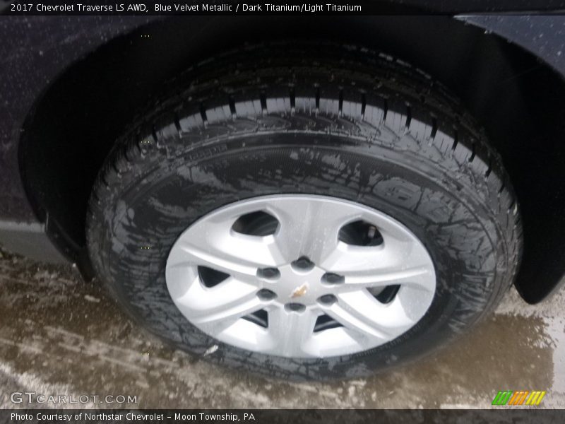 Blue Velvet Metallic / Dark Titanium/Light Titanium 2017 Chevrolet Traverse LS AWD