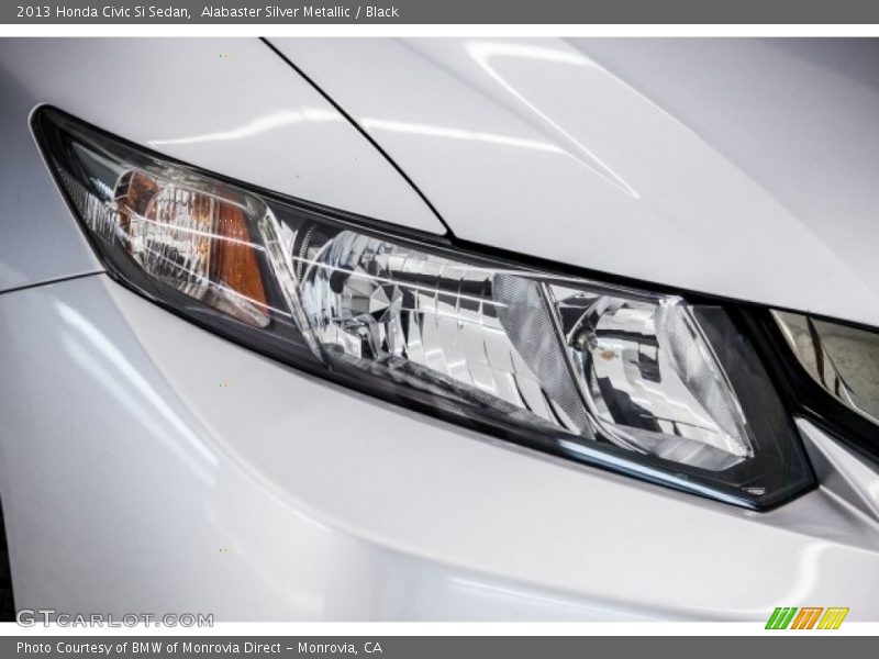 Alabaster Silver Metallic / Black 2013 Honda Civic Si Sedan