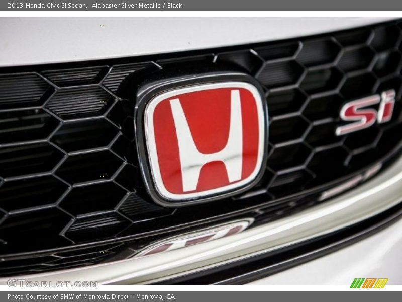 Alabaster Silver Metallic / Black 2013 Honda Civic Si Sedan