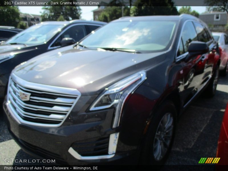 Dark Granite Metallic / Cirrus 2017 Cadillac XT5 Luxury