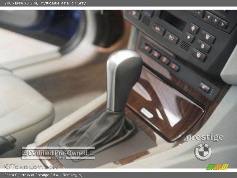 Mystic Blue Metallic / Grey 2006 BMW X3 3.0i