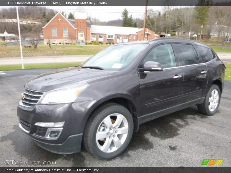 Tungsten Metallic / Ebony 2017 Chevrolet Traverse LT AWD