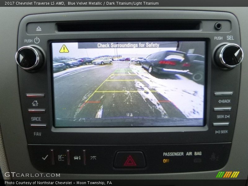 Blue Velvet Metallic / Dark Titanium/Light Titanium 2017 Chevrolet Traverse LS AWD